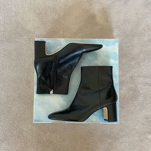 Zara Leather Ankle Boots